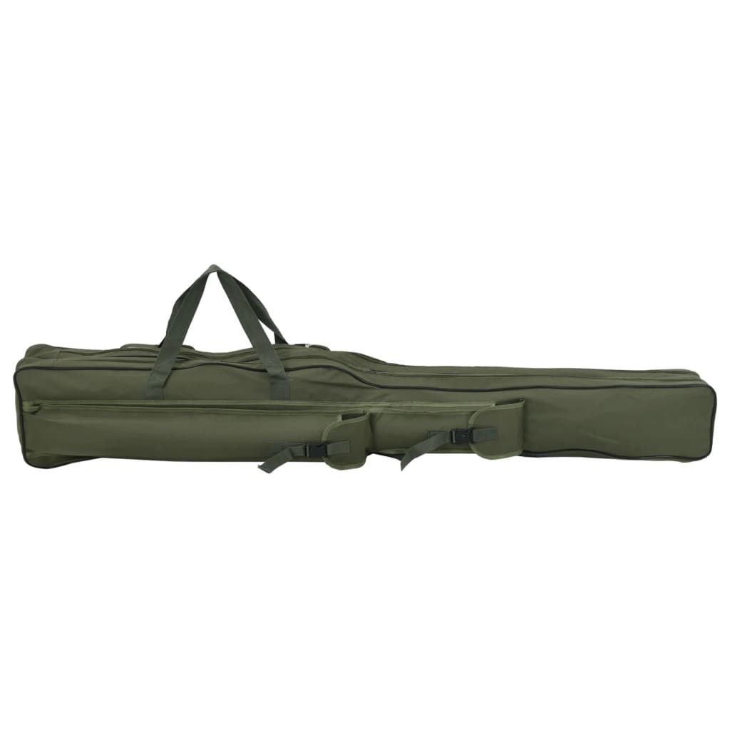 Saco para cana de pesca 150 cm tecido oxford verde-escuro