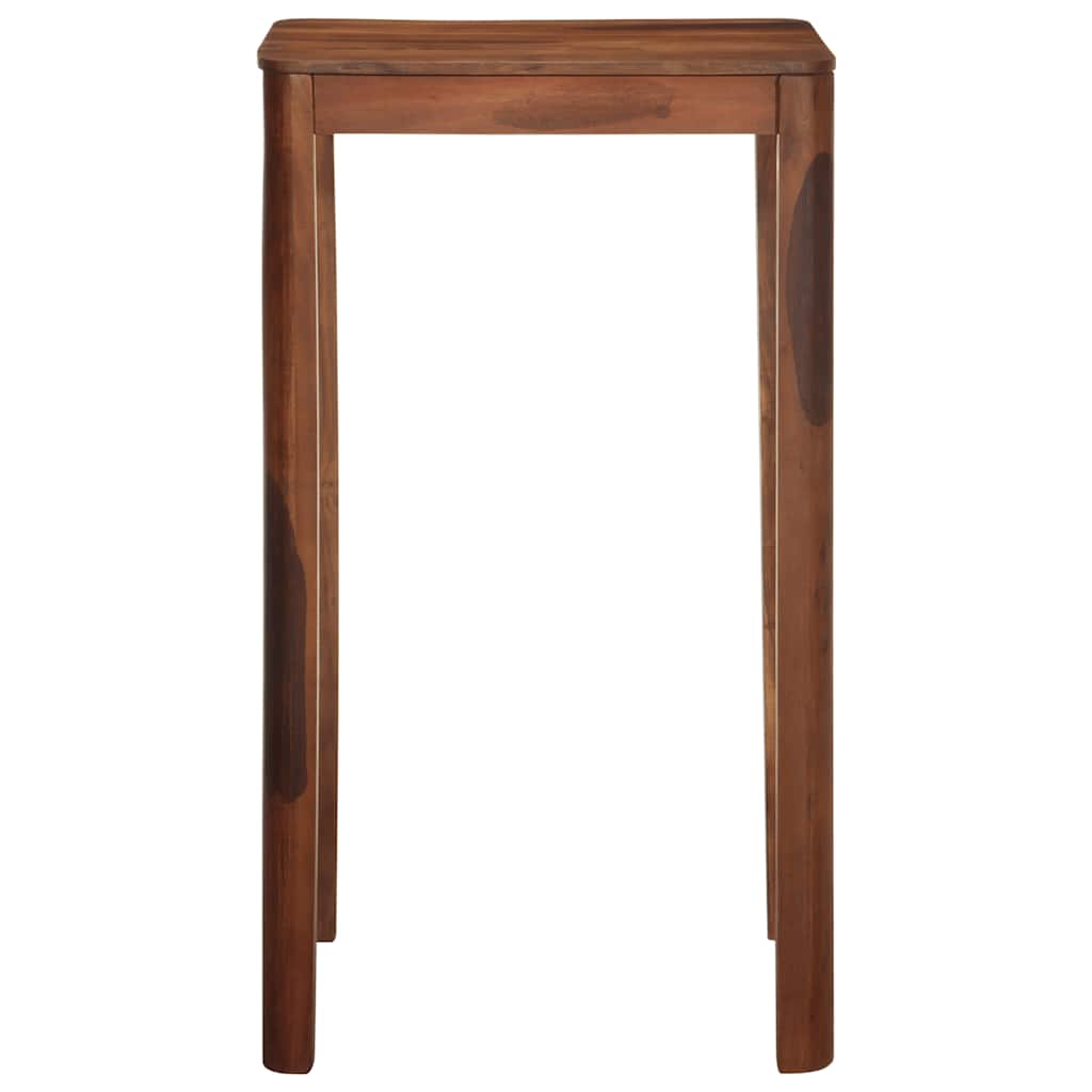 Mesa bar 60x60x107 cm acácia de madeira maciça