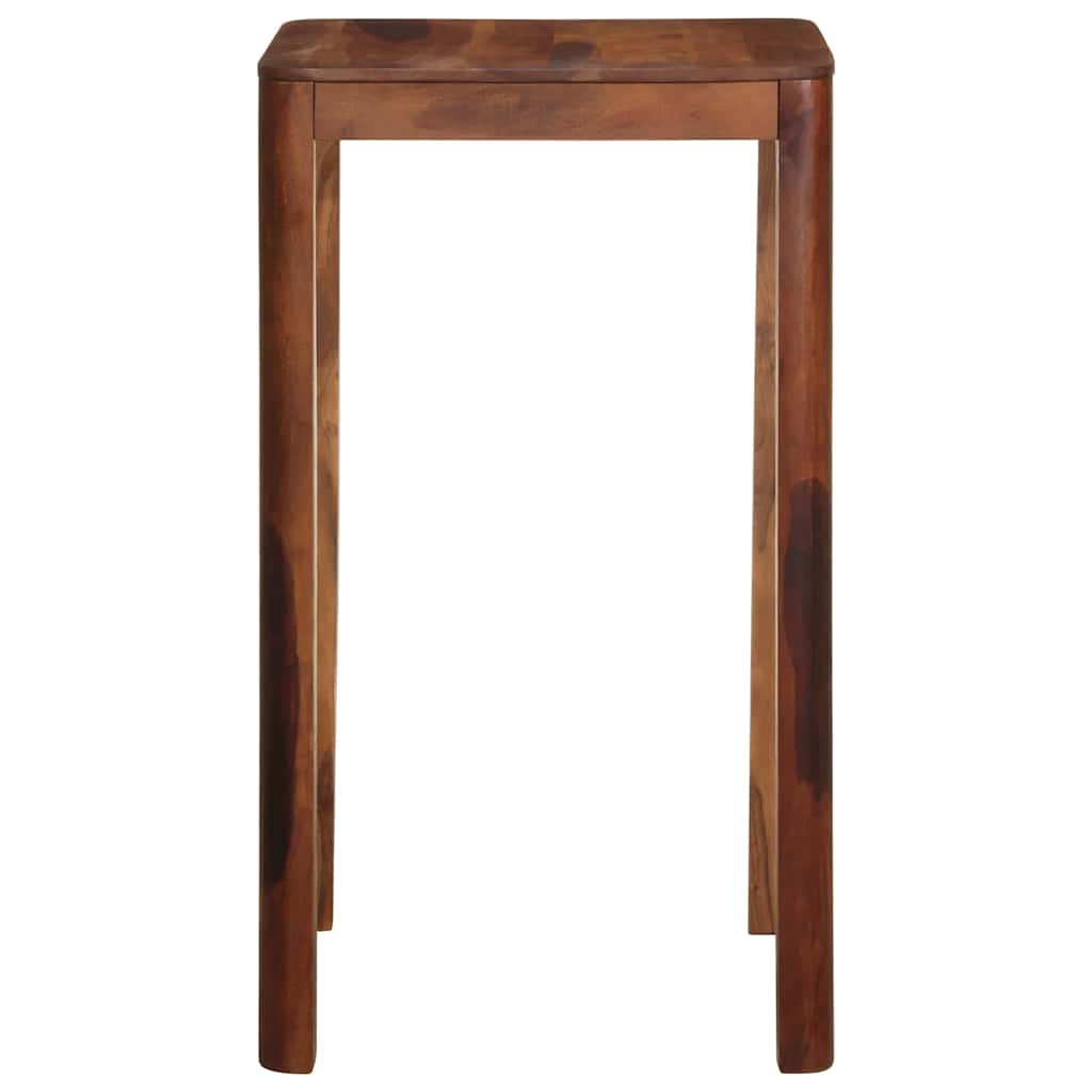 Mesa bar 60x60x107 cm acácia de madeira maciça