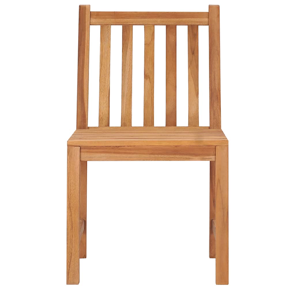 Conjunto de jantar de jardim de 7 peças 160x80 cm madeira de teca maciça