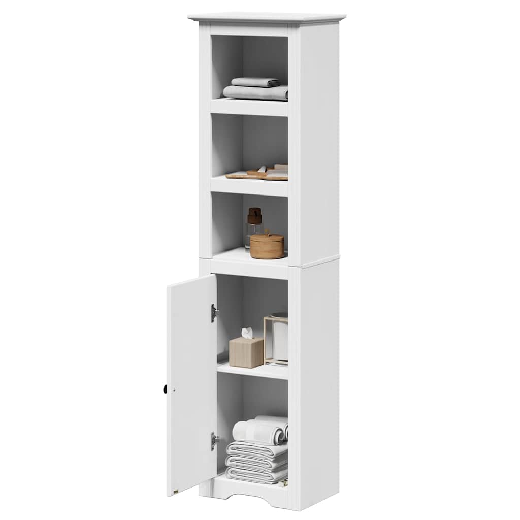 Armário de casa de banho bodo 44x30x160 cm branco