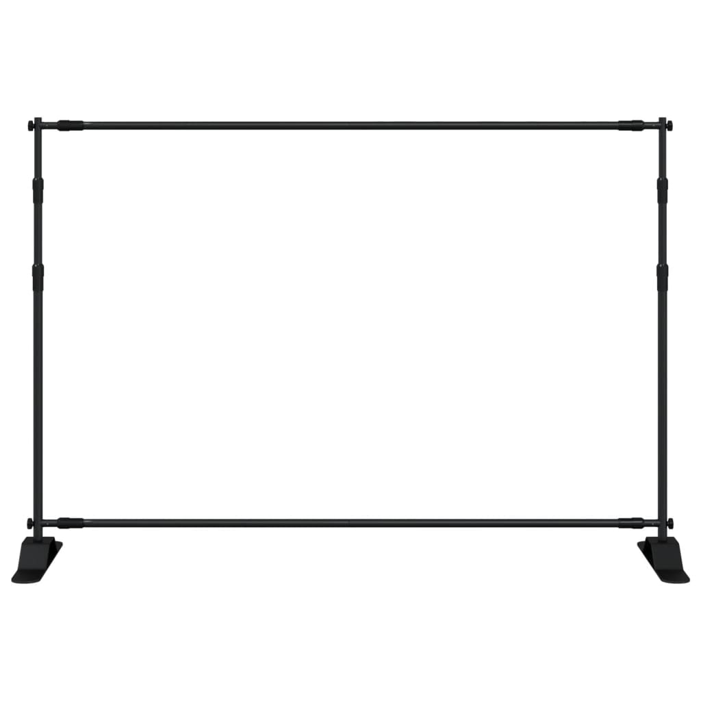 Suportes para fundos fotográficos 2 pcs 305x243 cm aço preto