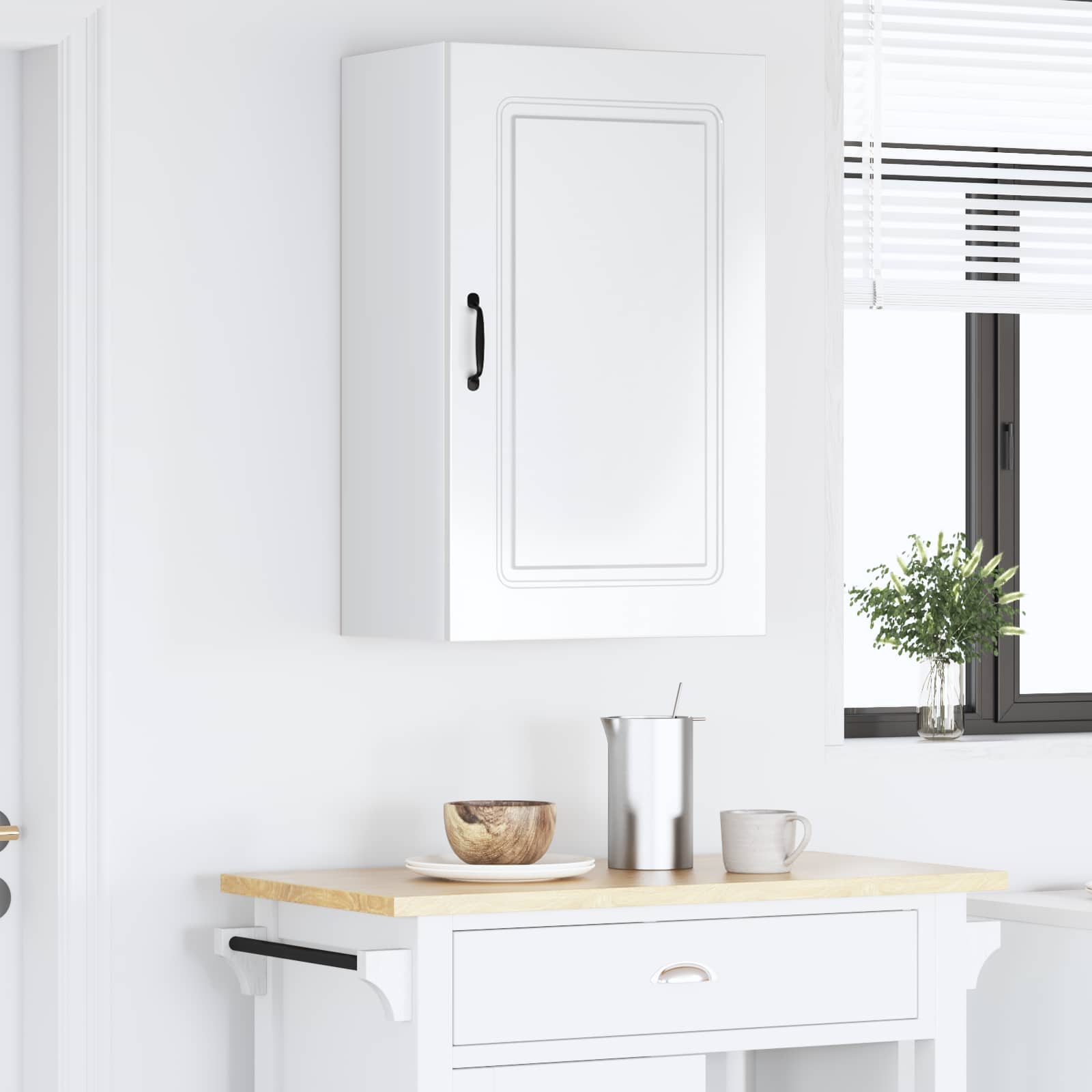 Painel de lava-louça kalmar branco brilhante 50 x 31 x 80 cm