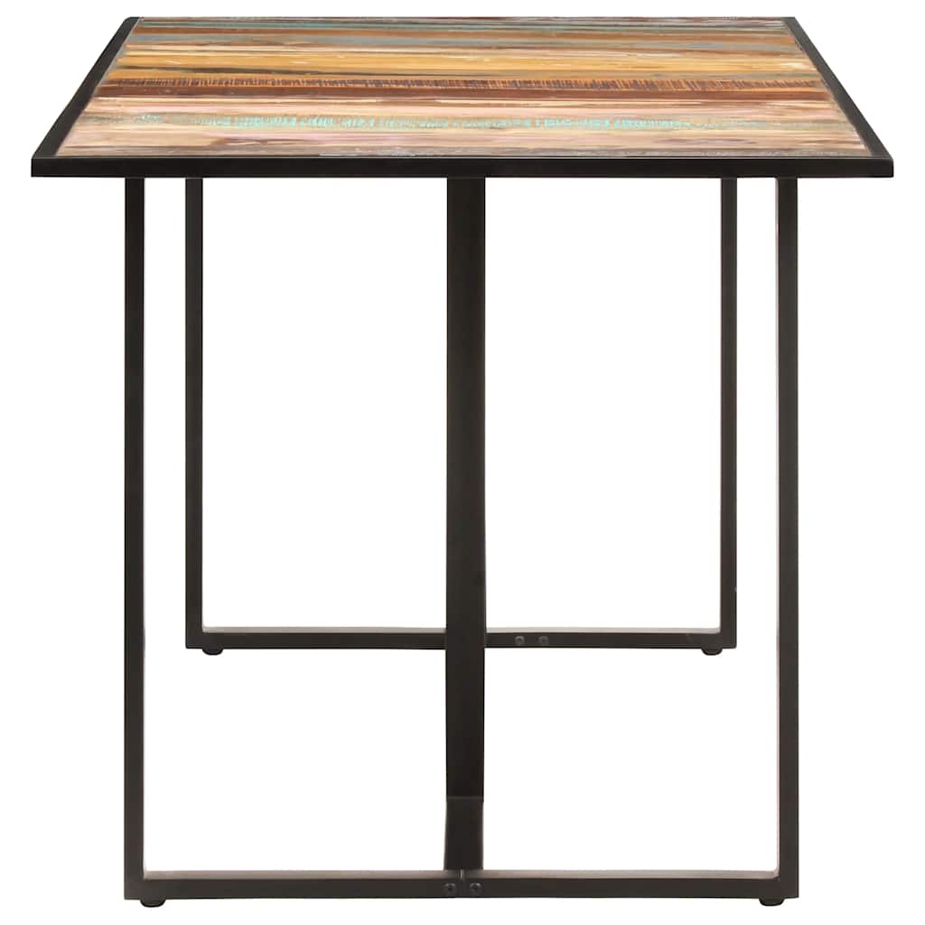 Mesa de jantar 160 cm madeira recuperada maciça