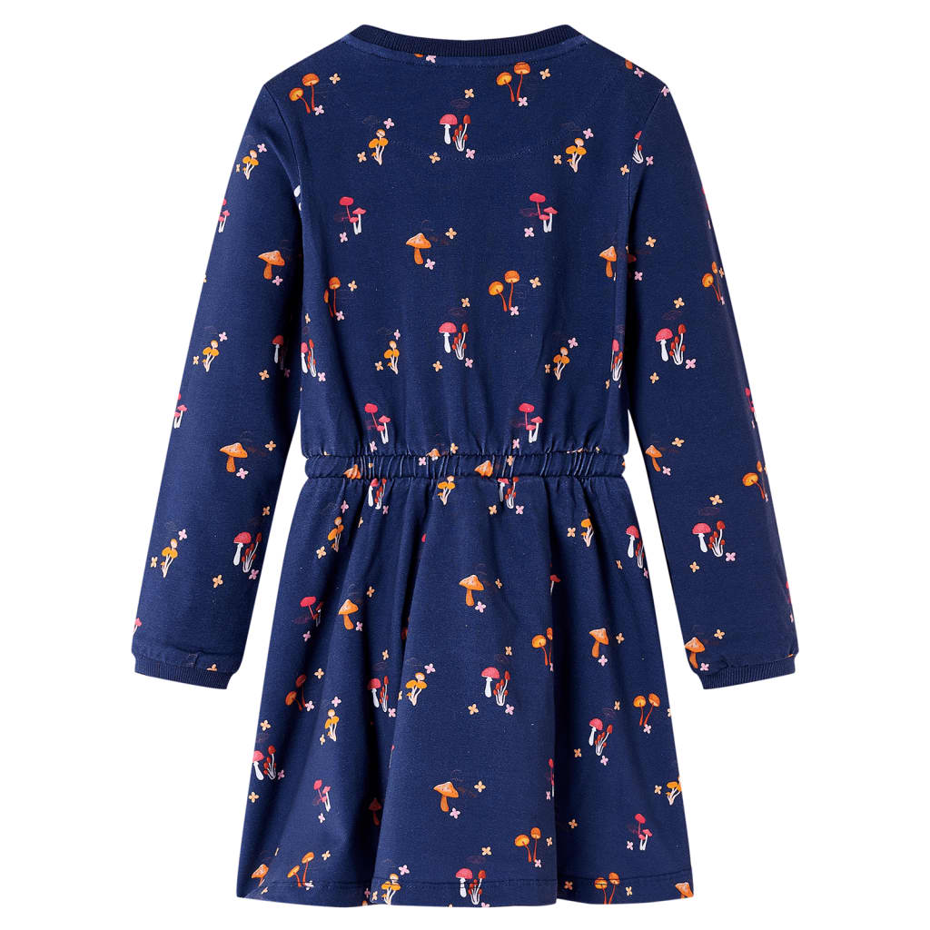 Vestido para criança azul-marinho 116