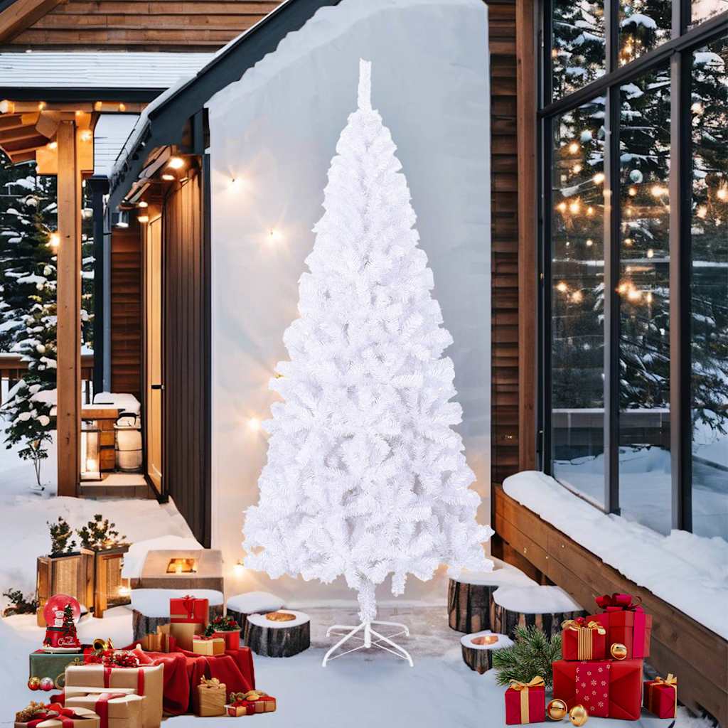 Árvore de natal artificial l, 240 cm, branca