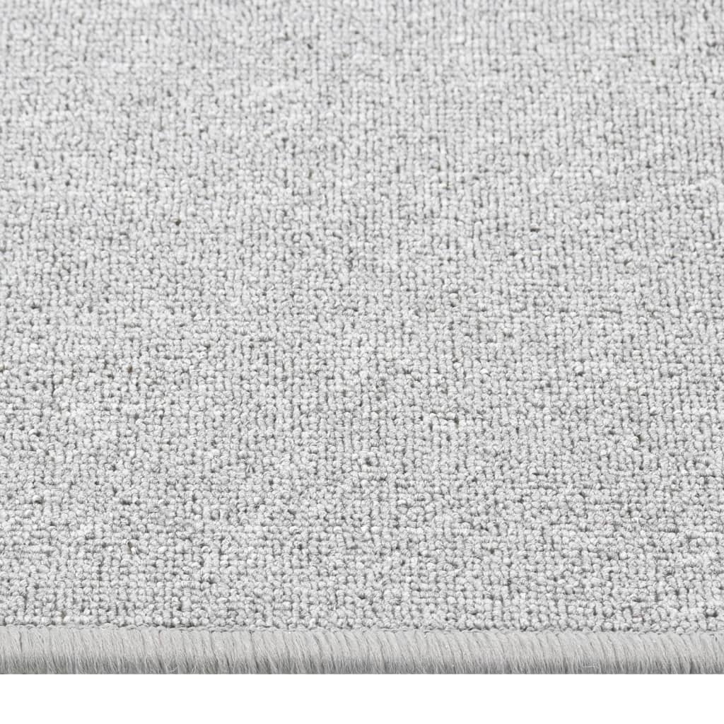 Tapete/passadeira 80x200 cm cinzento-claro