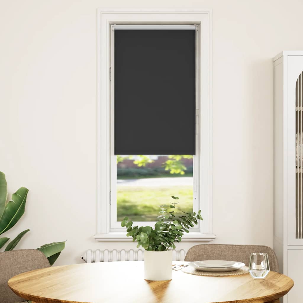 Persiana de enrolar 55x130 cm largura tecido 50,7 cm poliéster