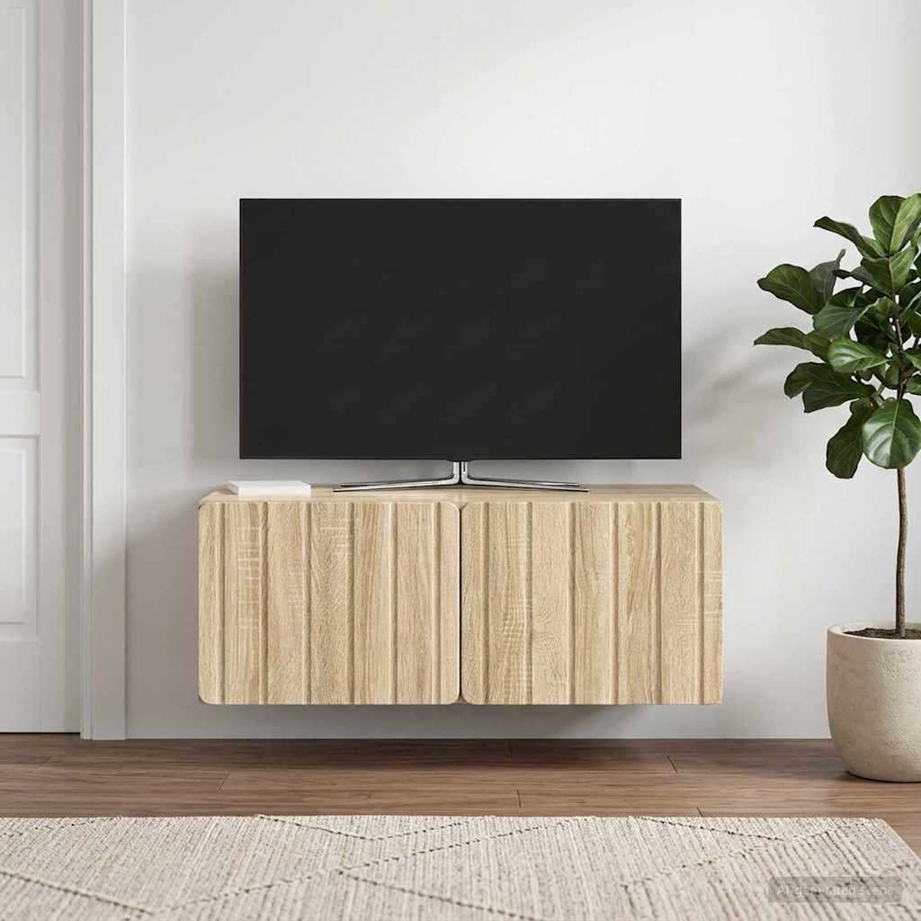 Gabinete de TV de parede 78,5 x 41 x 30 cm carvalho sonoma