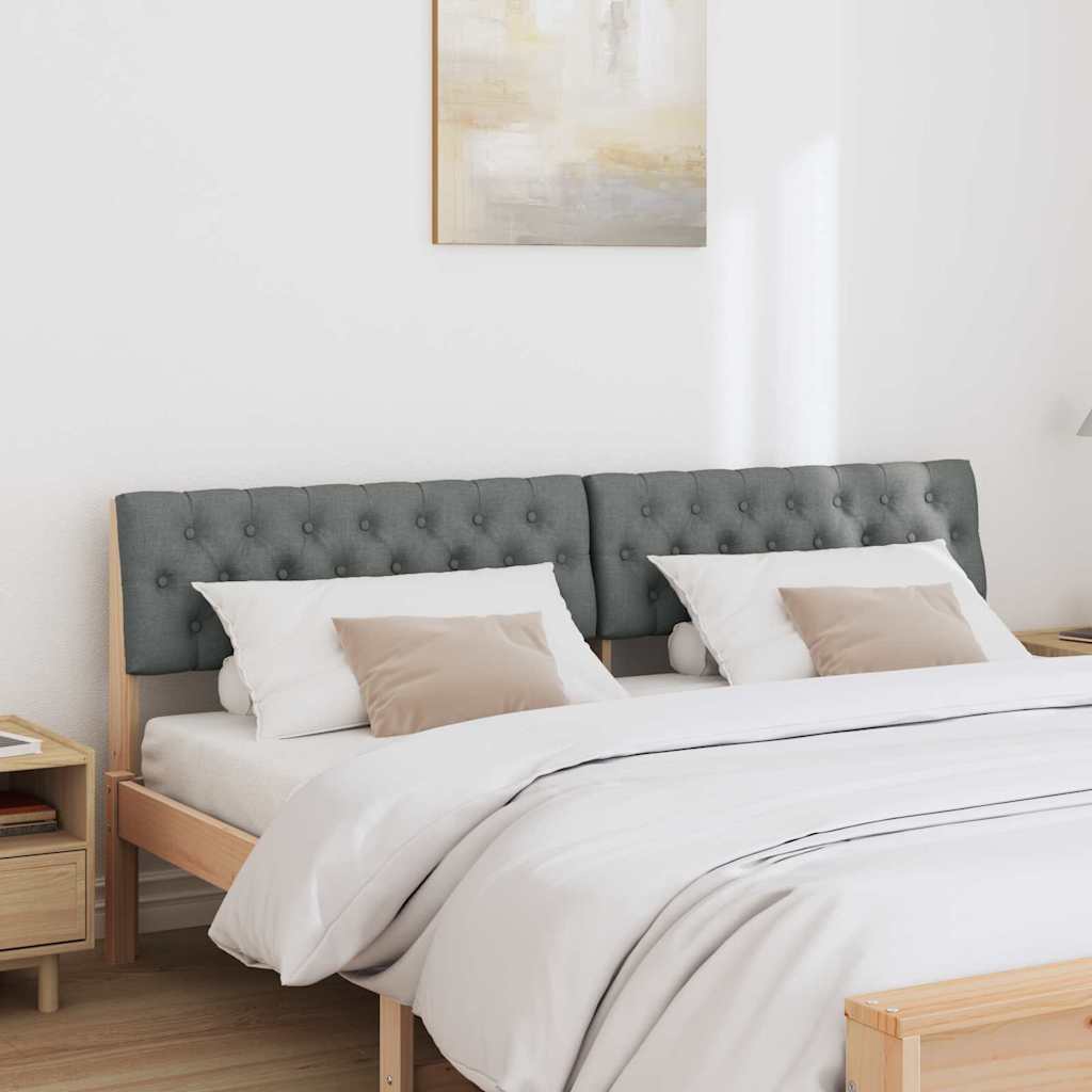Cabeceira estofada cinza escuro 180 cm