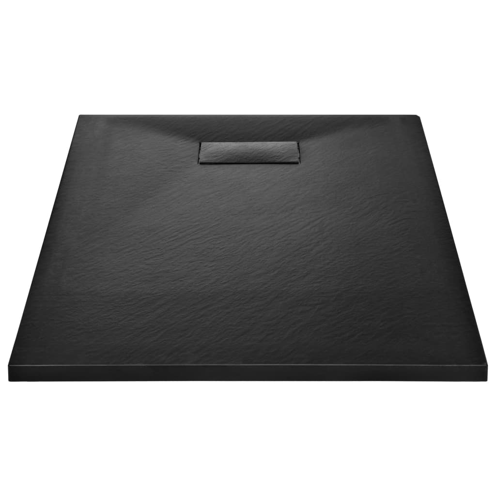 Base de chuveiro smc 100x80 cm preto