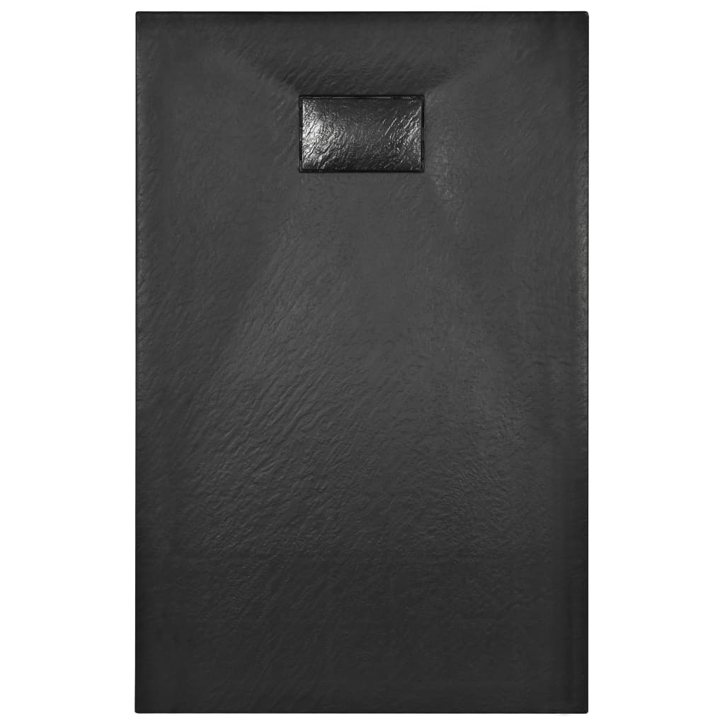 Base de chuveiro smc 100x80 cm preto
