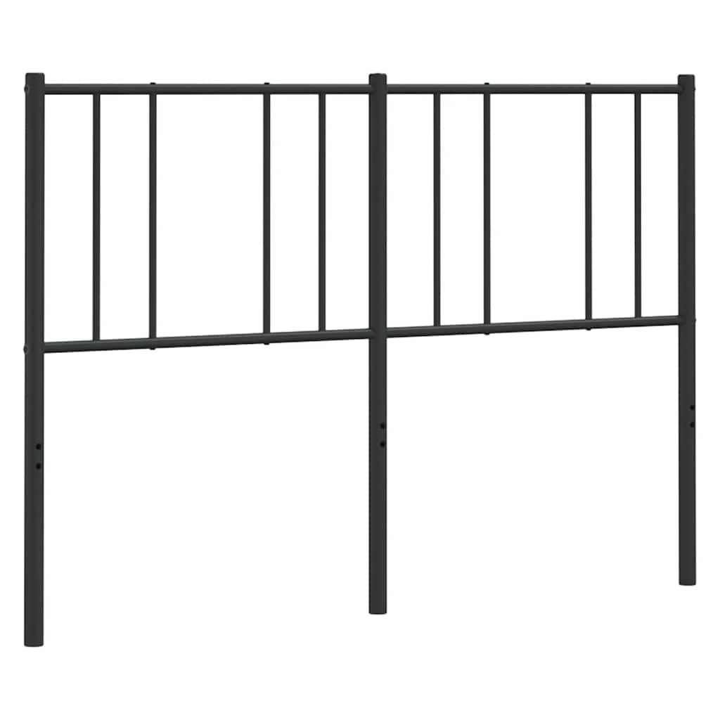 Cabeceira de substituição 150 cm metal preto