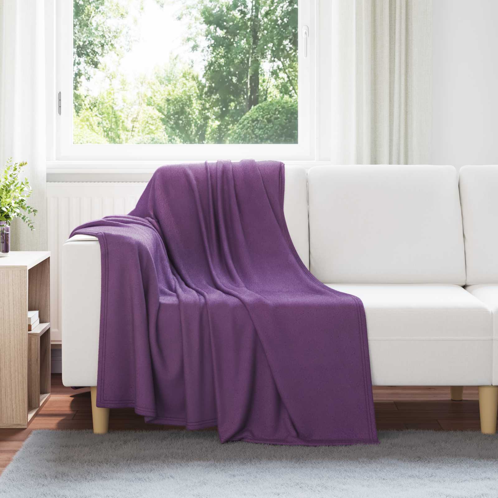 Cobertores de sofá 24 unid. roxo 170 x 130 cm 7.43 lã