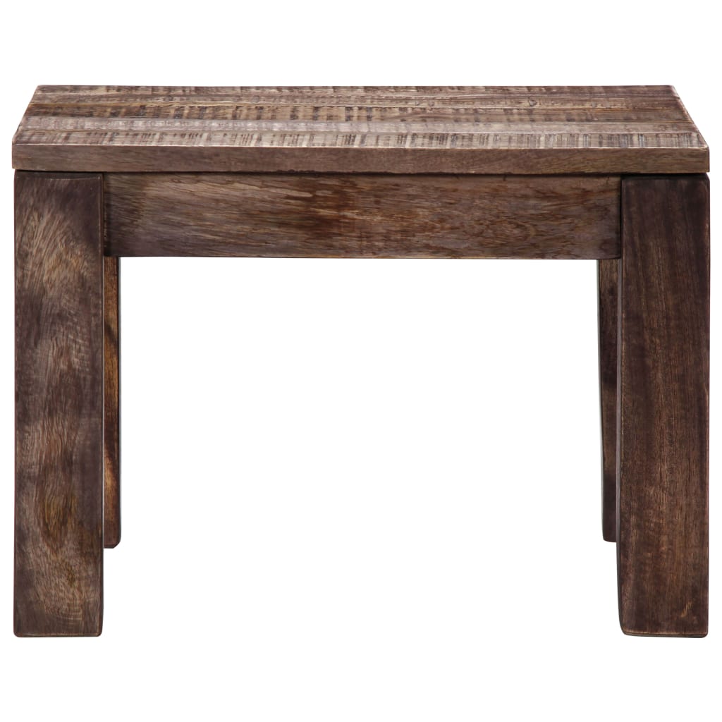 Mesa de centro 50x50x35 cm madeira de mangueira maciça
