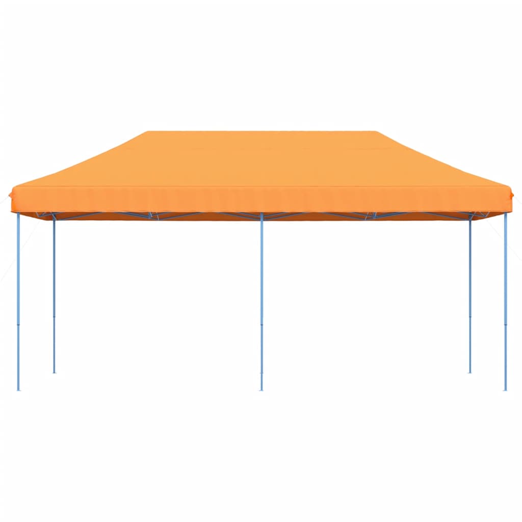Tenda para festas pop-up dobrável 580x292x315 cm laranja
