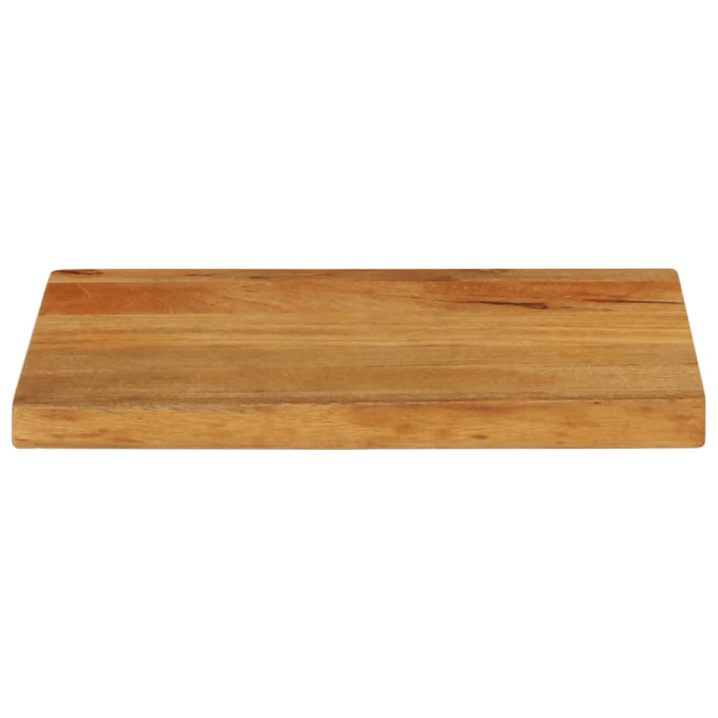 Tampo de mesa c/ borda viva 40x30x3,8 cm mangueira maciça