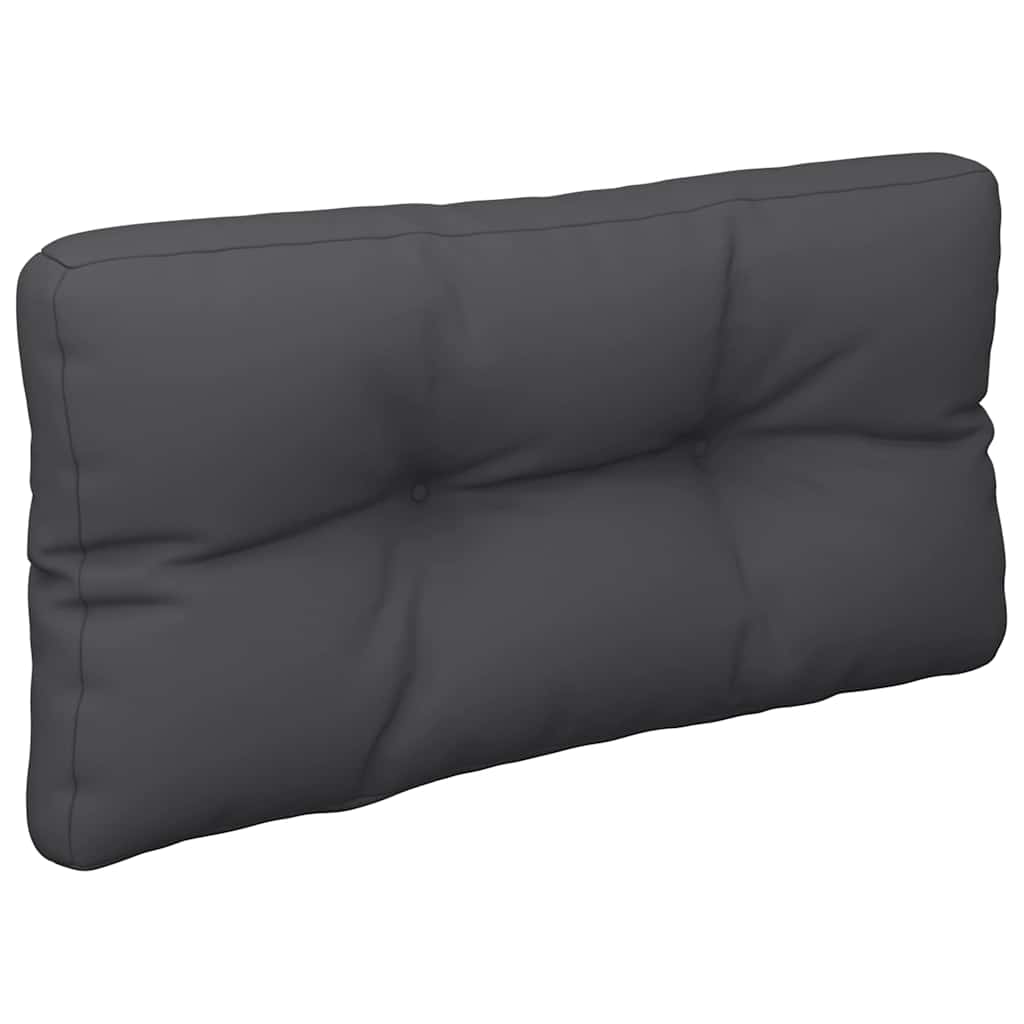 Almofadão para sofá de paletes 80x40x12 cm tecido preto