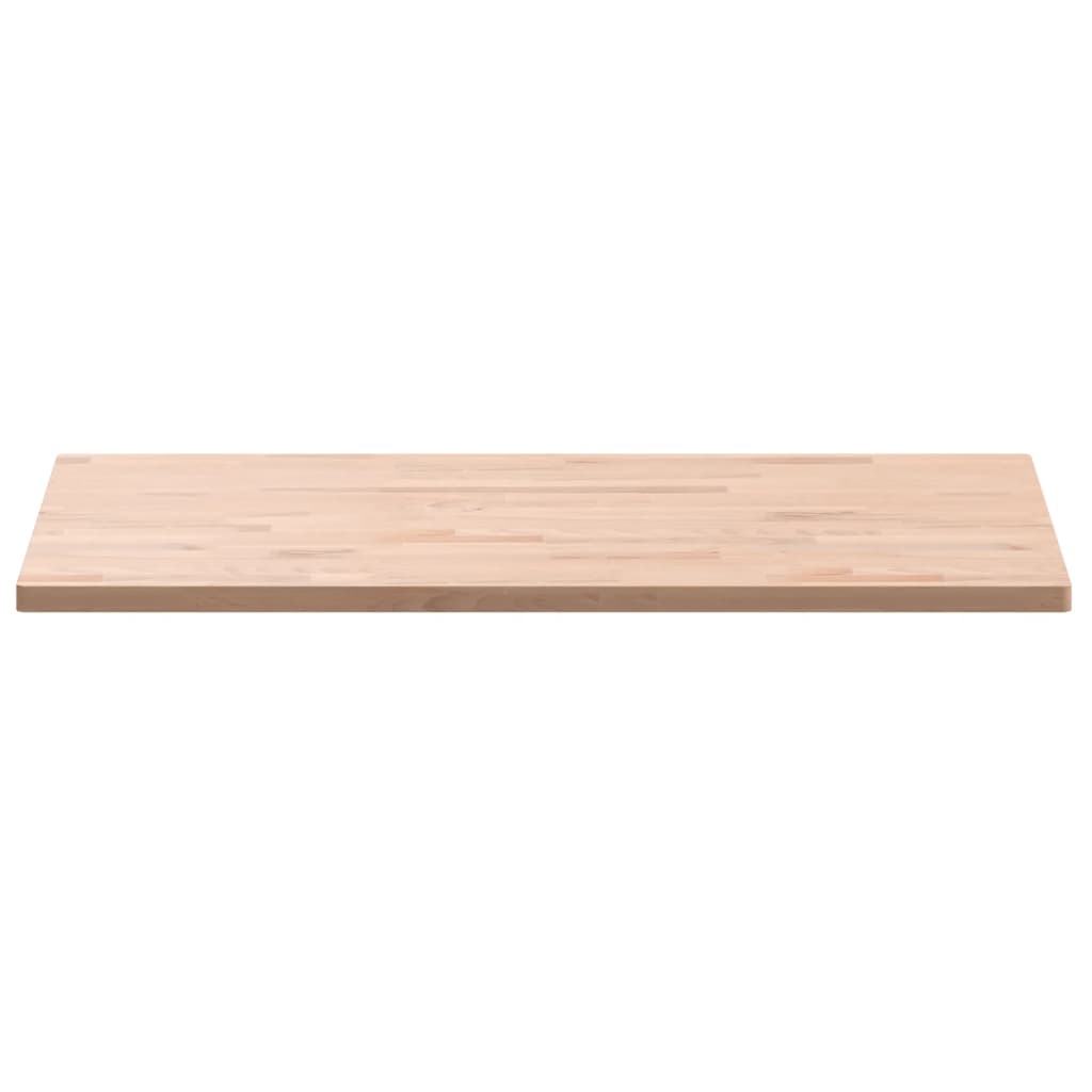 Tampo de mesa retangular 100x60x2,5 cm madeira de faia maciça