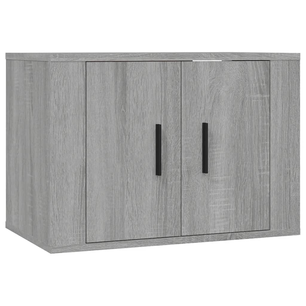 Móvel de TV para parede 57x34,5x40 cm cinzento sonoma