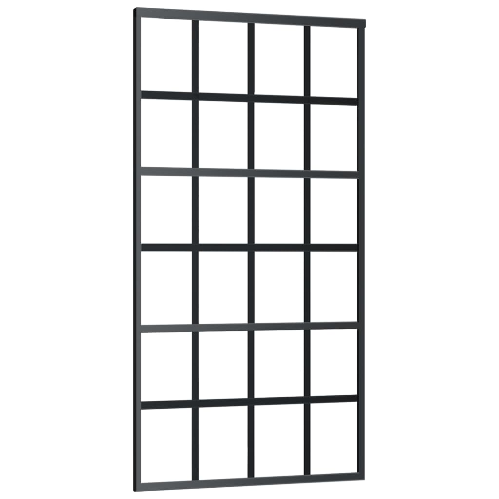 Porta deslizante c/ conj ferragens 102x205cm vidro esg/alumínio