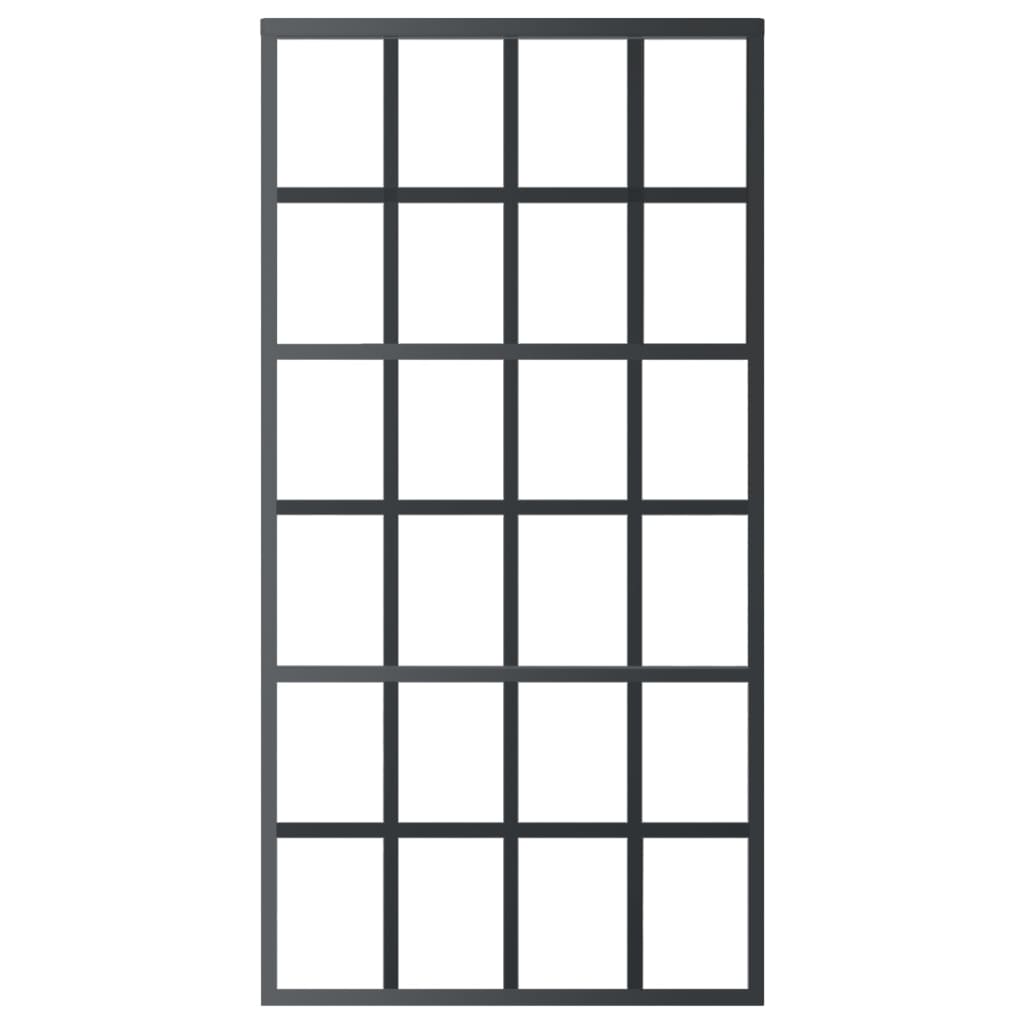 Porta deslizante c/ conj ferragens 102x205cm vidro esg/alumínio