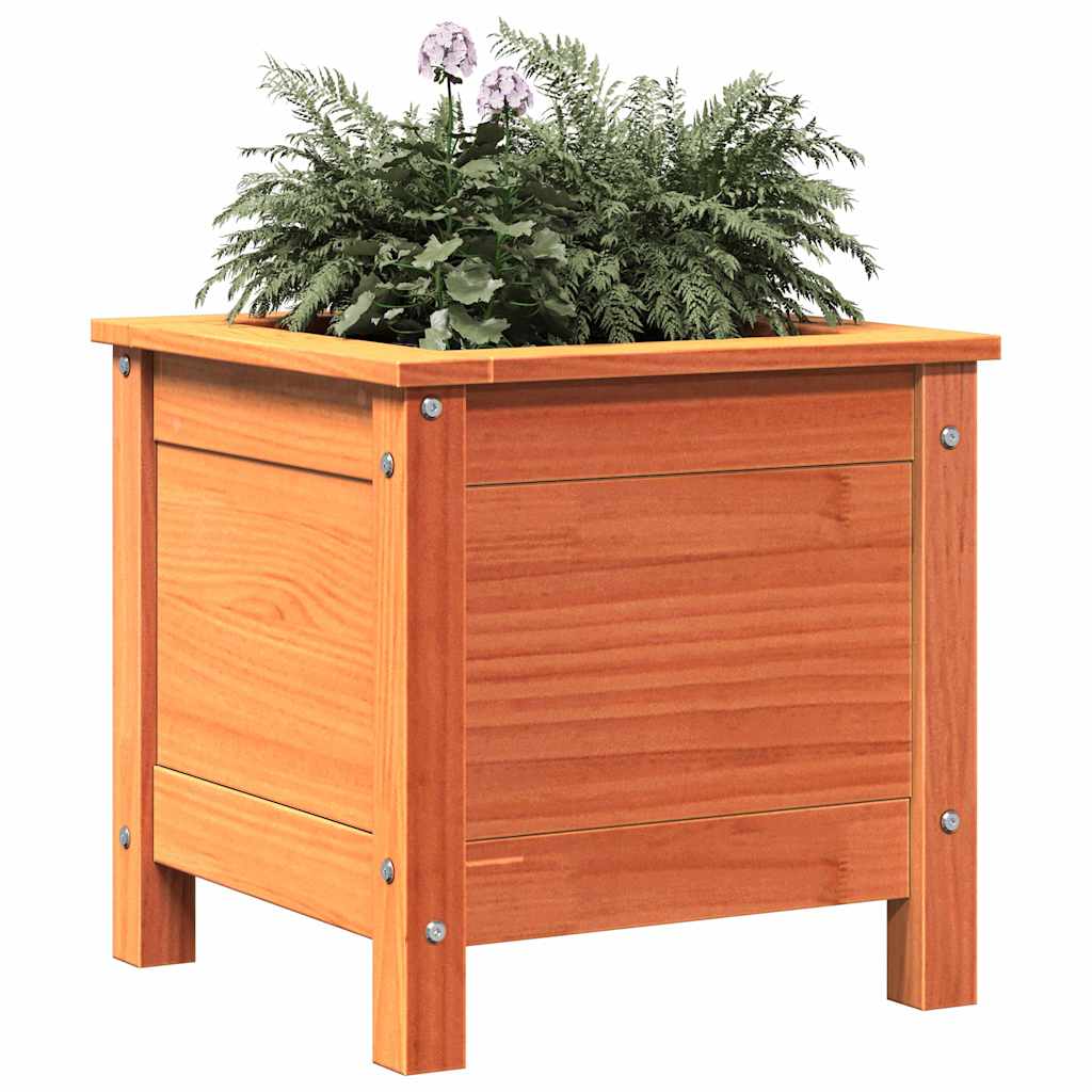 Vaso de jardim marrom cera 40 x 40 x 39 cm