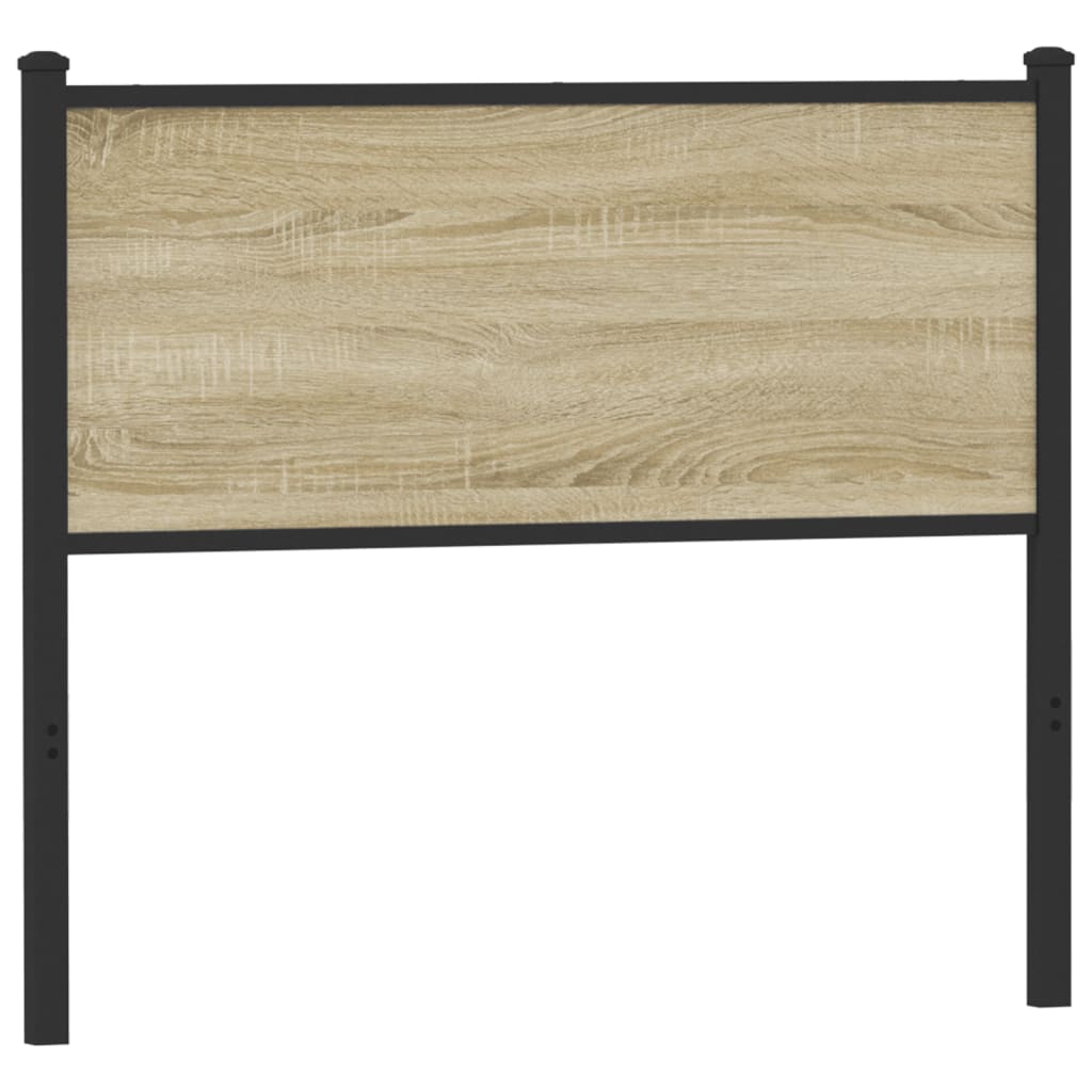 Cabeceira de substituição 107 cm derivados madeira/aço carvalho sonoma