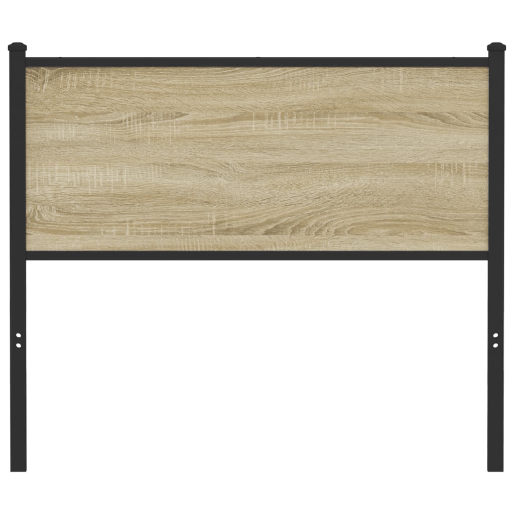 Cabeceira de substituição 107 cm derivados madeira/aço carvalho sonoma