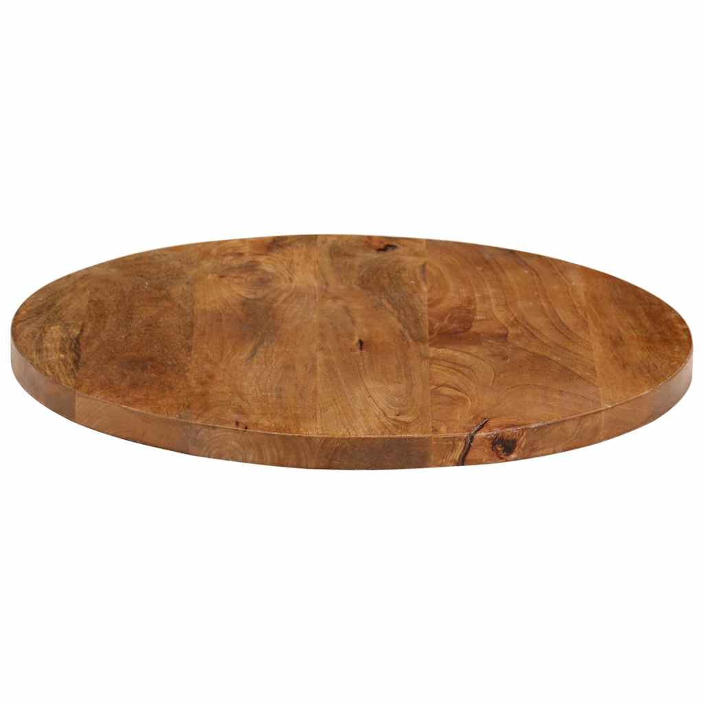 Tampo de mesa redondo ø60x2,5cm madeira de mangueira maciça