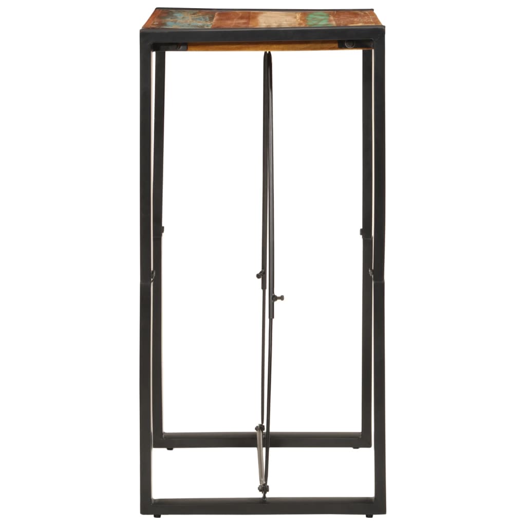 Mesa de bar 60x55x110 cm madeira recuperada maciça