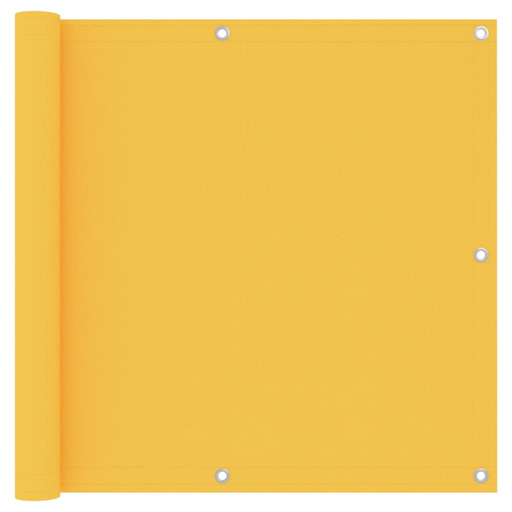 Tela de varanda 95x500 cm tecido oxford amarelo