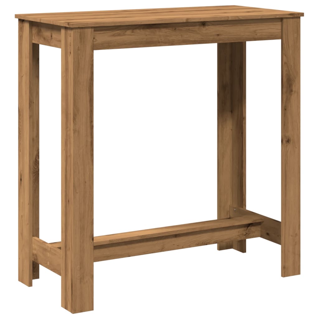 Mesa de bar 102x50x103,5cm derivados madeira carvalho artisiano