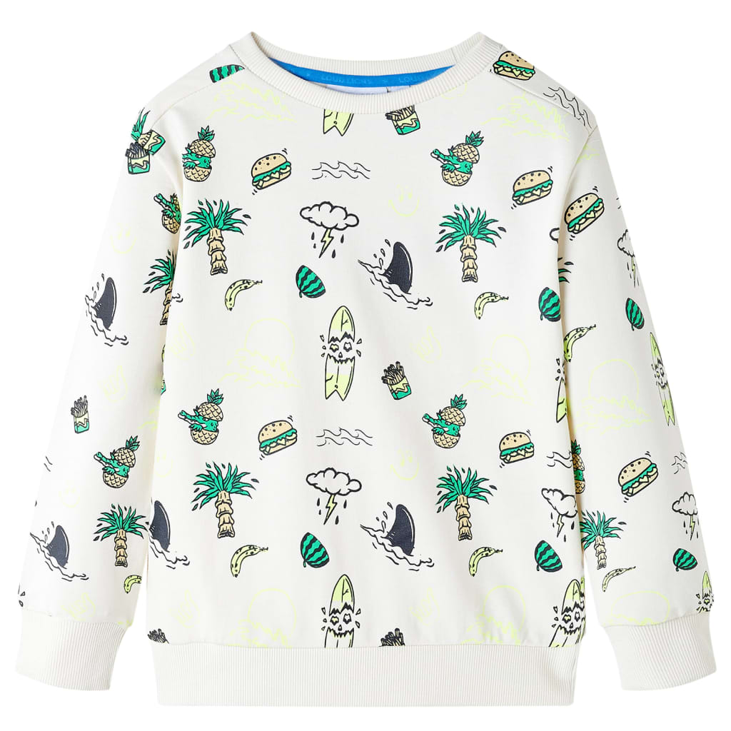 Sweatshirt para criança cor cru suave 116