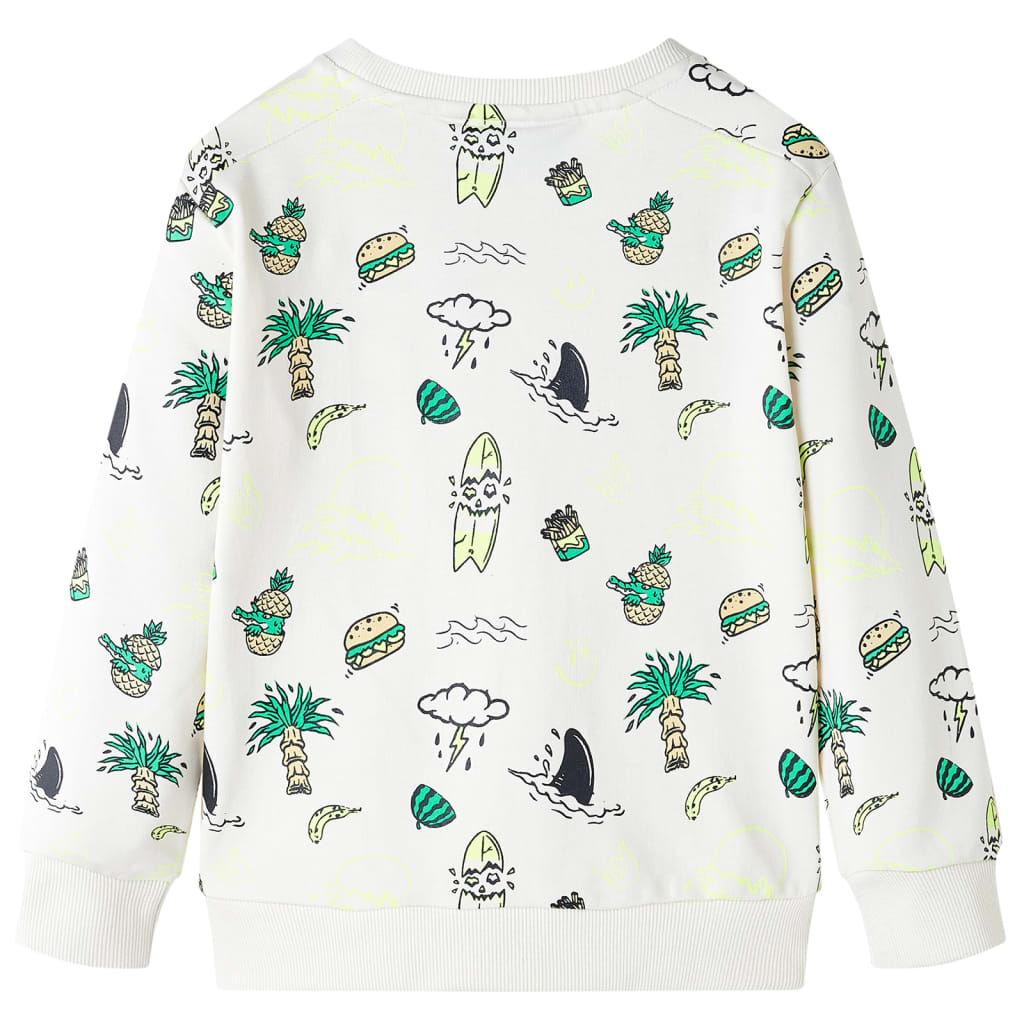 Sweatshirt para criança cor cru suave 116