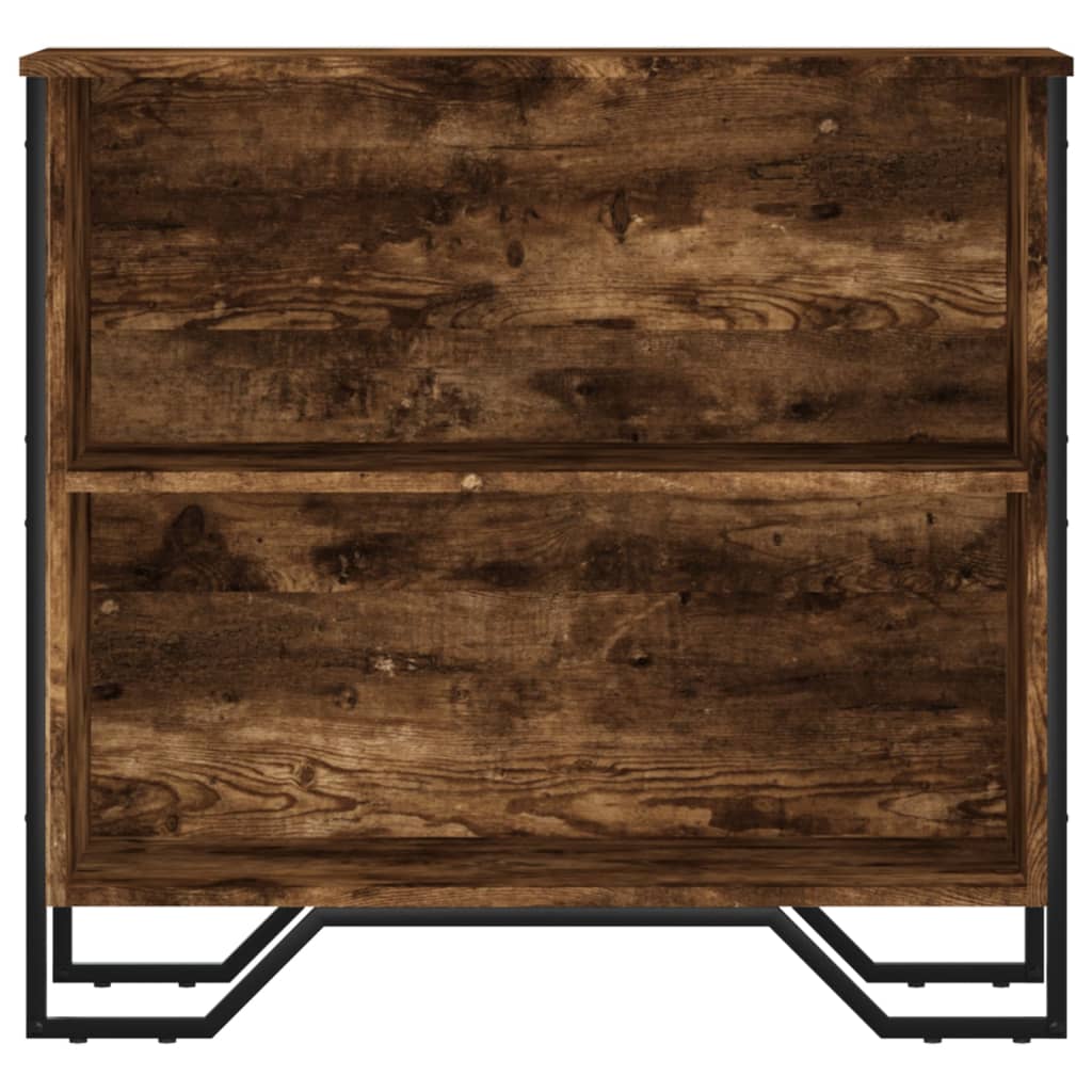 Estante 80x31x74,5 cm derivados de madeira carvalho fumado