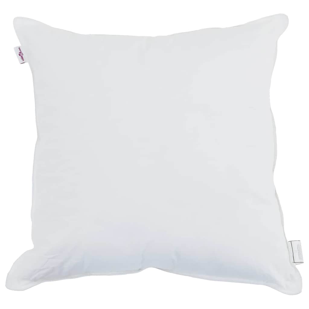 Almofada com travesseiro branco 50 x 50 cm algodão