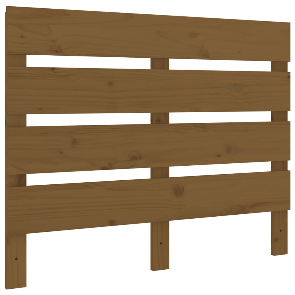 Cabeceira de cama 75x3x80 cm pinho maciço castanho mel