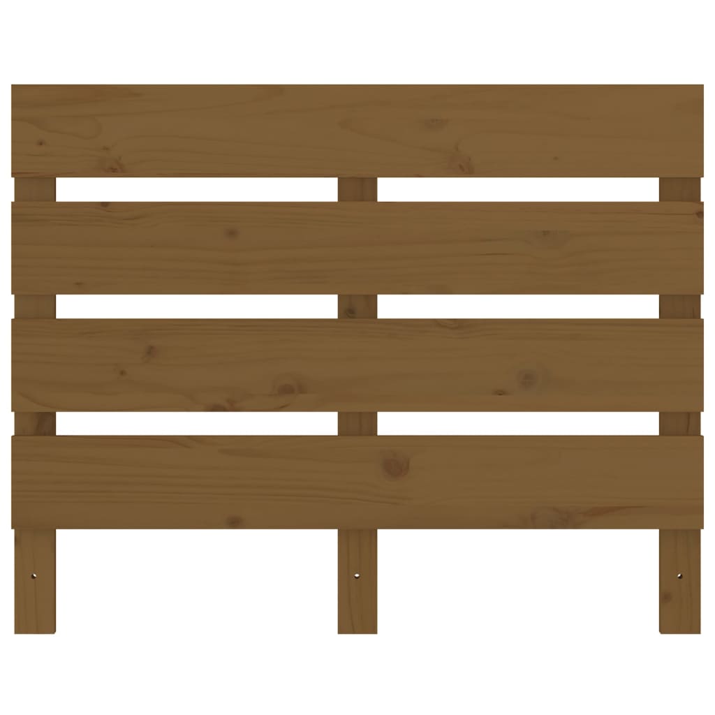Cabeceira de cama 75x3x80 cm pinho maciço castanho mel