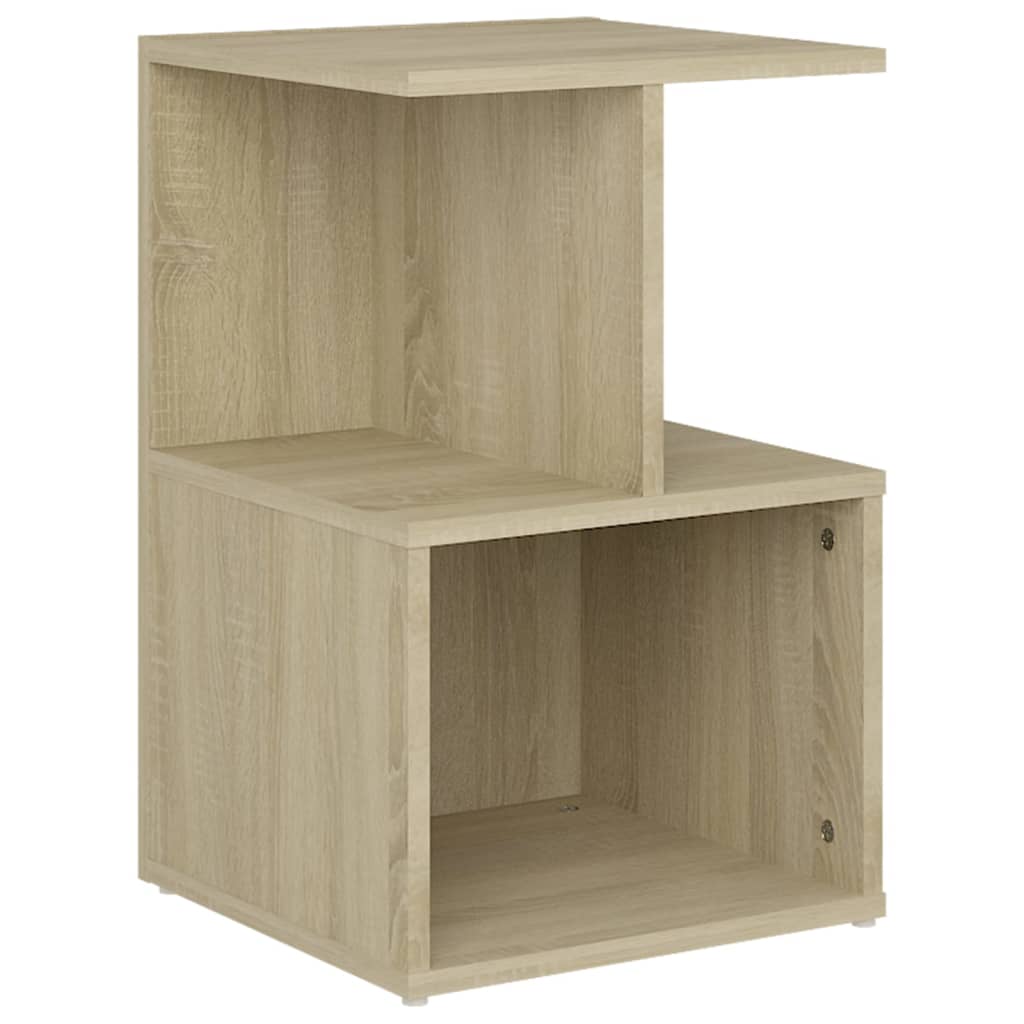 Mesa de cabeceira 35x35x55 cm derivados madeira carvalho sonoma