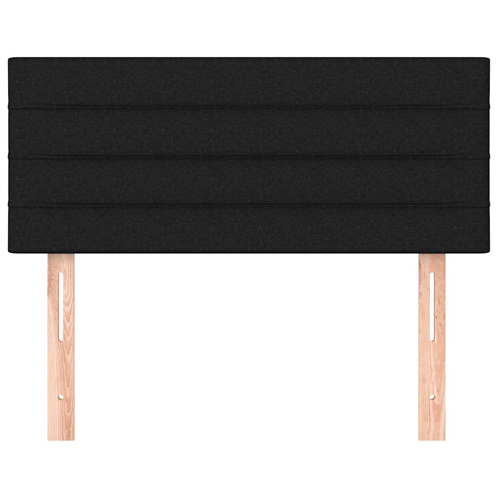 Cabeceira de cama tecido 80x5x78/88 cm preto