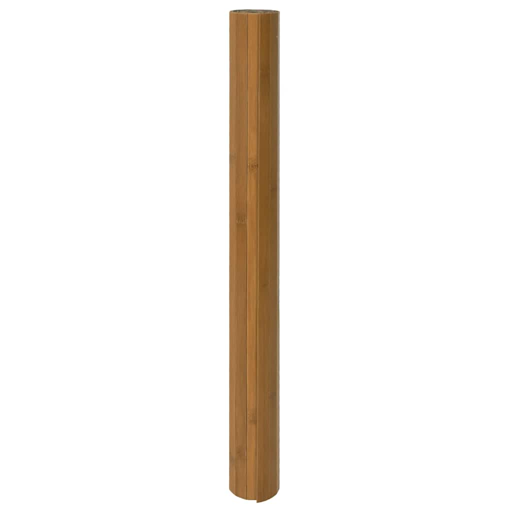 Tapete retangular 70x500 cm bambu castanho