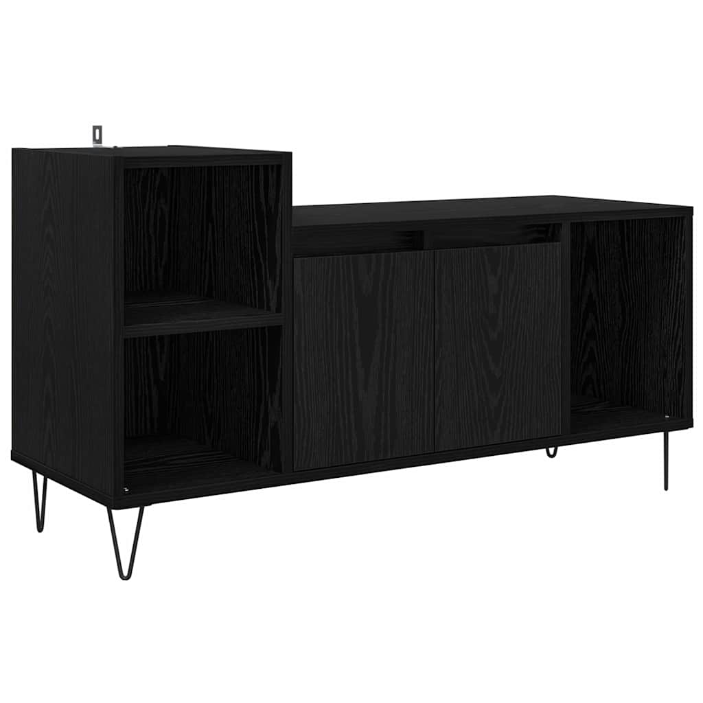 Gabinete para TV 100 x 35 x 55 cm carvalho preto