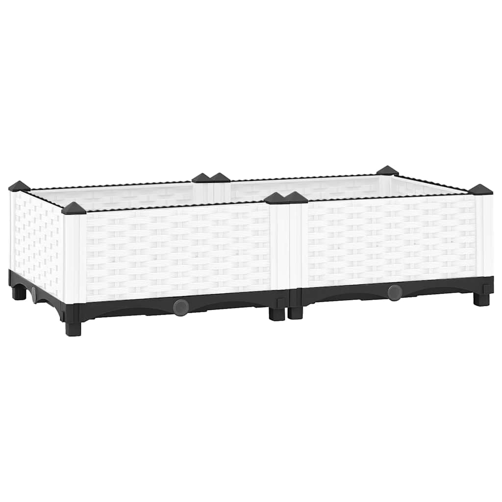 Canteiro elevado 80x40x23 cm polipropileno