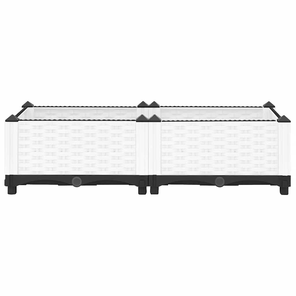 Canteiro elevado 80x40x23 cm polipropileno