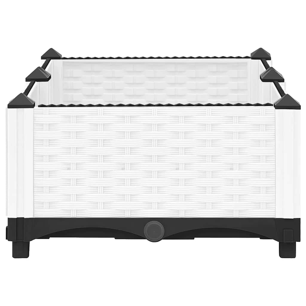 Canteiro elevado 80x40x23 cm polipropileno