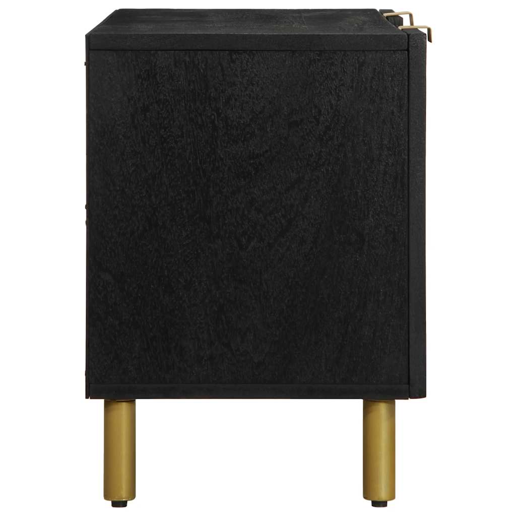 Móvel de TV 105x33x46 cm derivados de madeira preto