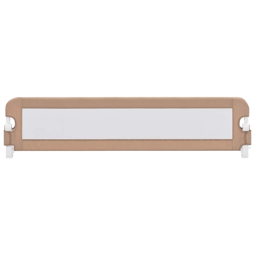 Barra segur. cama infantil 180x42cm poliéster cinza-acastanhado