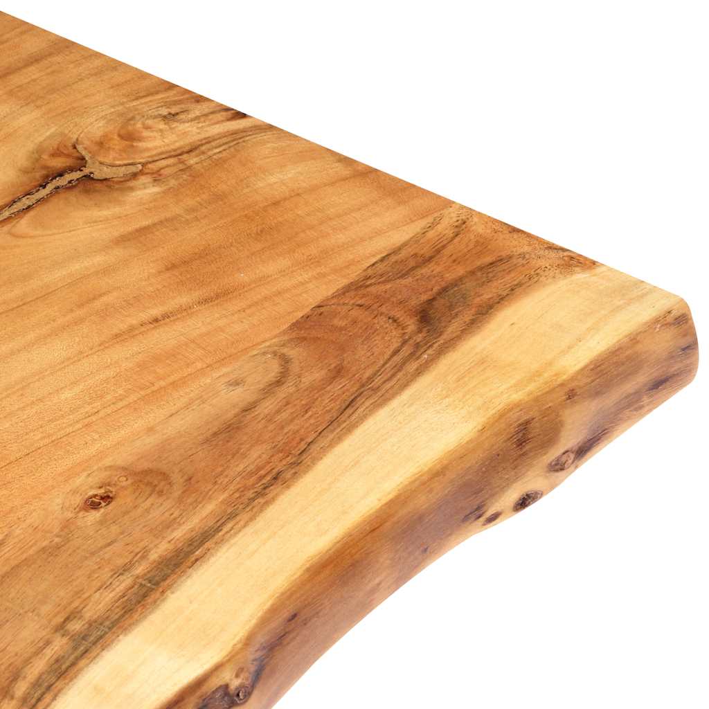 Tampo de mesa 118x(50-60)x3,8 cm madeira de acácia maciça