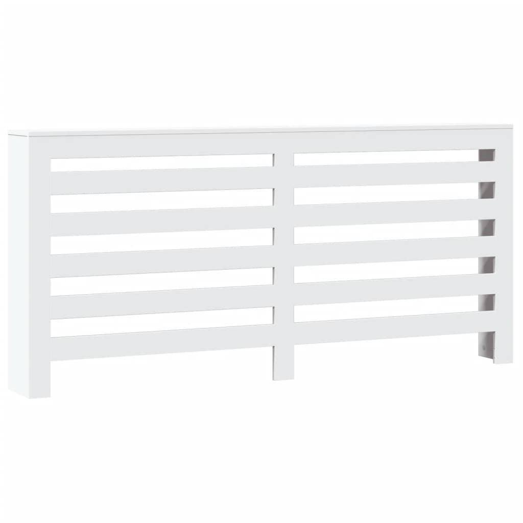 Cobertura de radiador 175x20x82 cm derivados de madeira branco